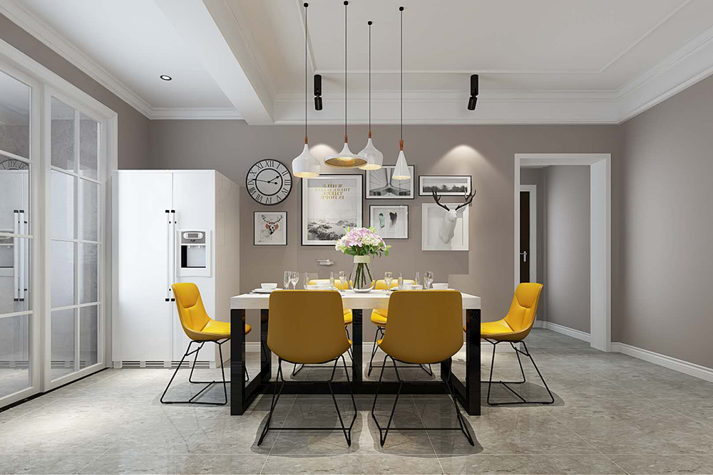装修公司北欧风格室内装修效果图-餐厅