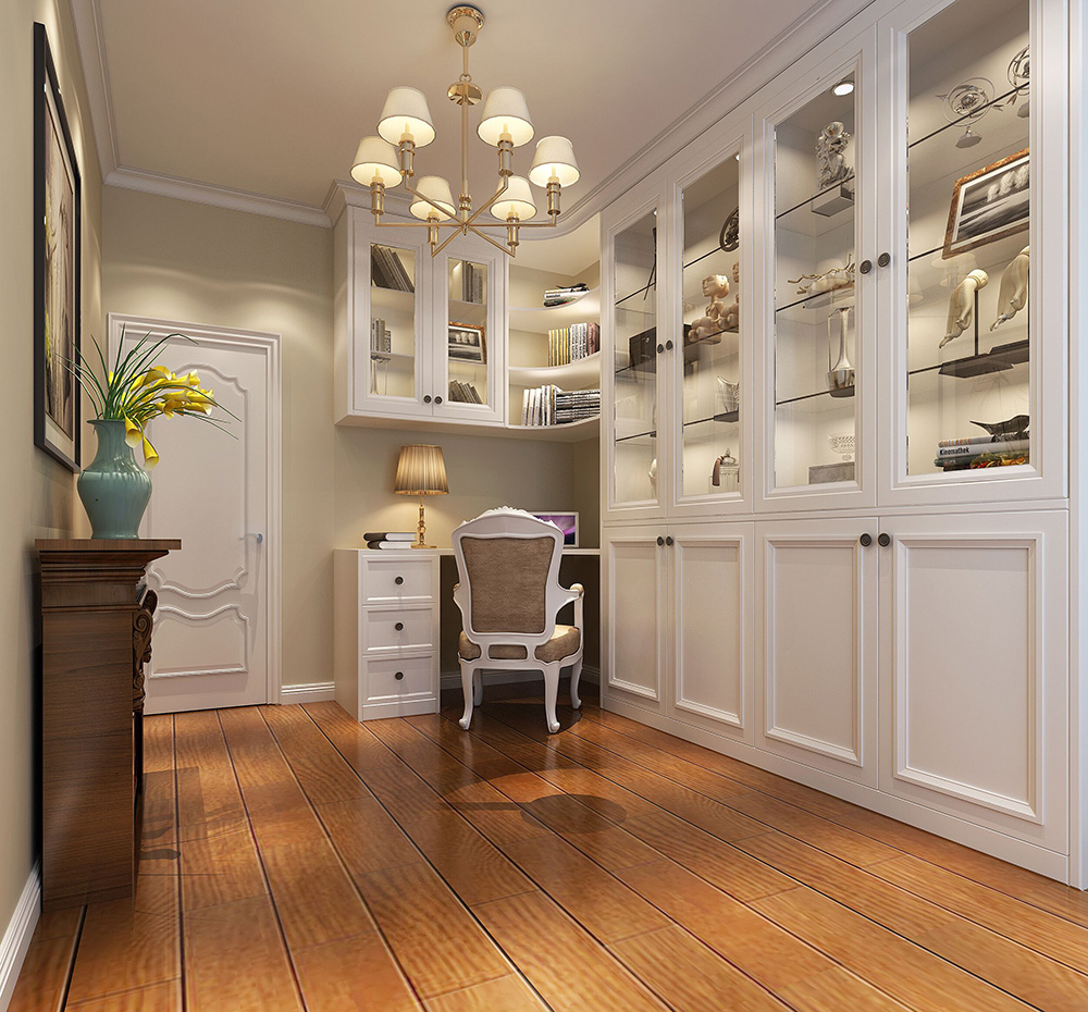 装修公司简欧风格室内装修效果图-书房 装修公司简欧风格室内装修效果图-书房