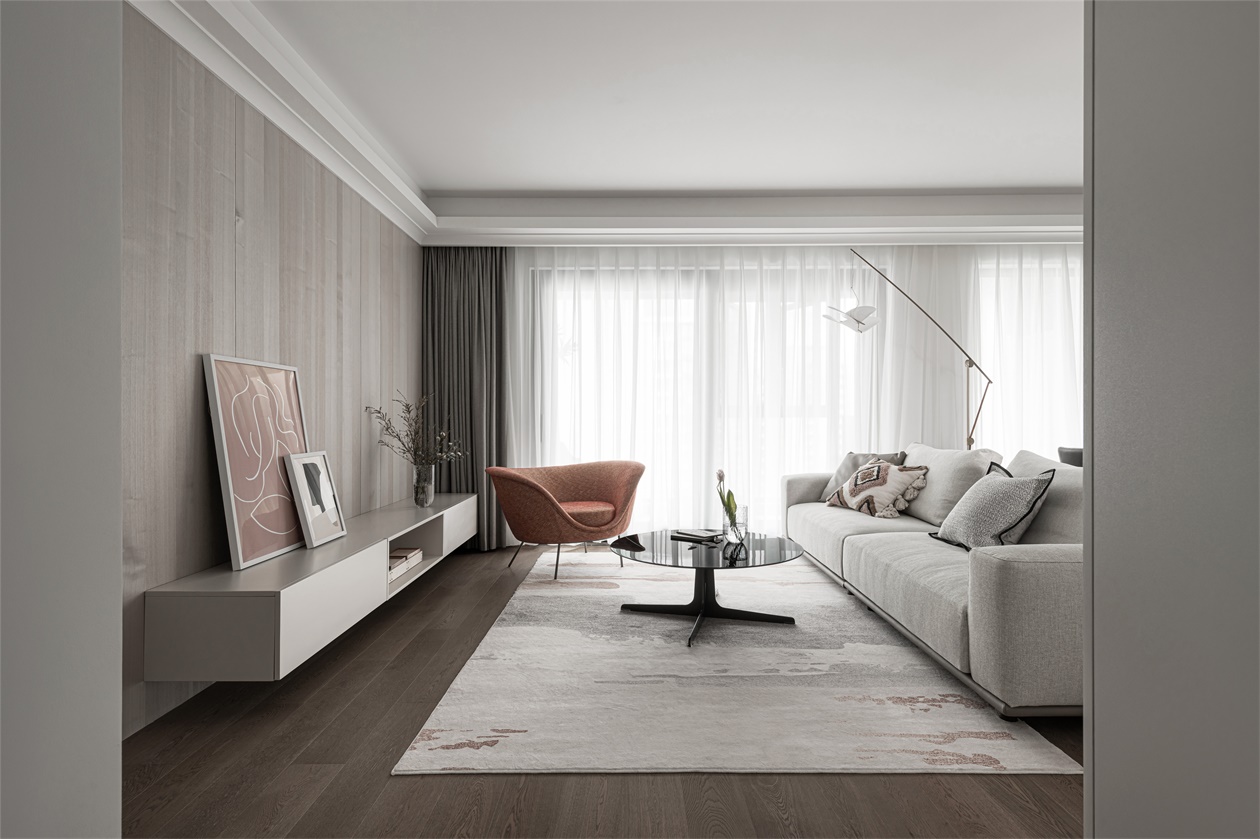 现代简约风格室内设计家装案例-客厅 现代简约风格室内设计家装案例-客厅