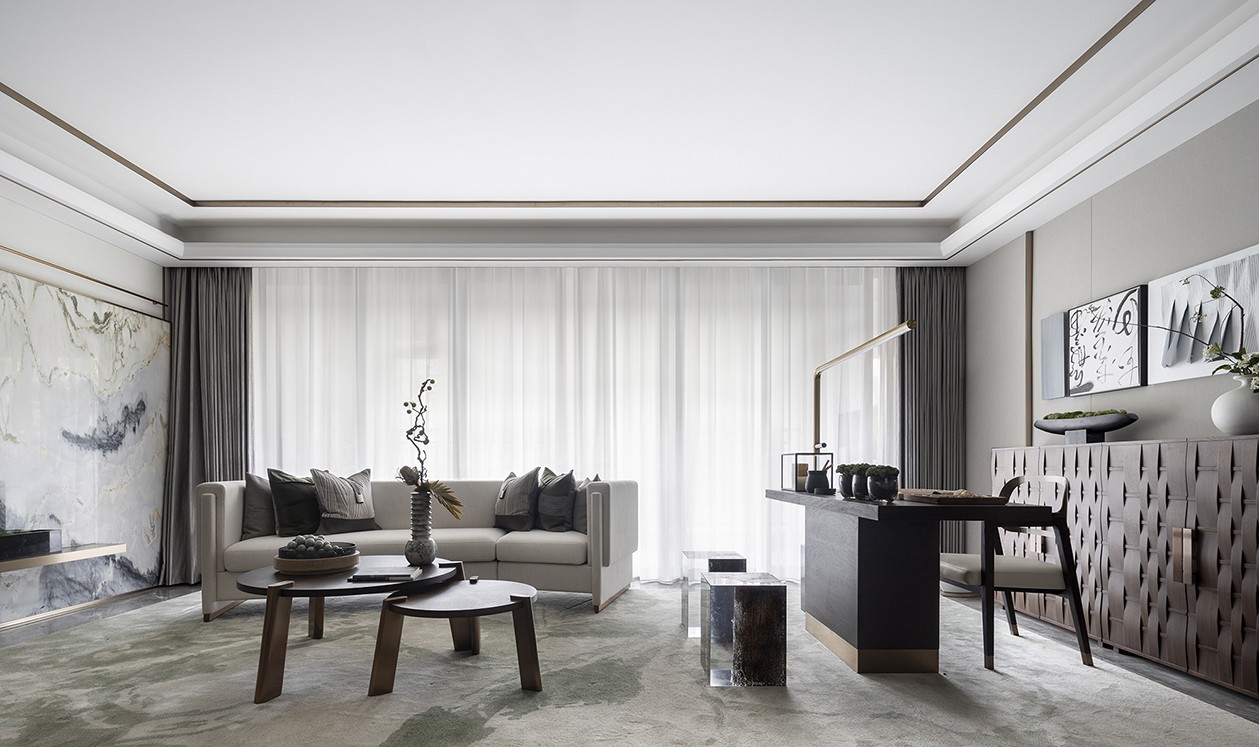 现代简约风格室内设计家装案例-客厅 现代简约风格室内设计家装案例-客厅