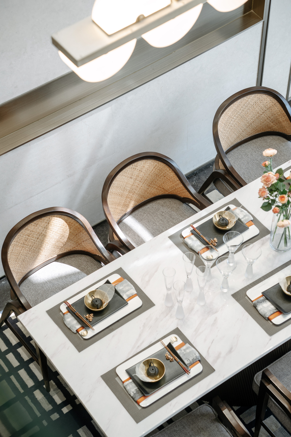 新中式风格室内家装案例效果图-餐厅 新中式风格室内家装案例效果图-餐厅