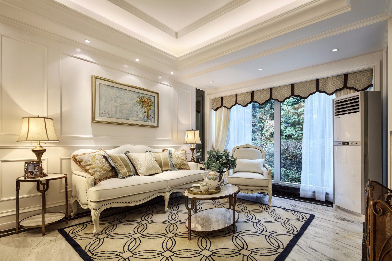 欧式风格家装设计室内装修效果图-客厅 欧式风格家装设计室内装修效果图-客厅