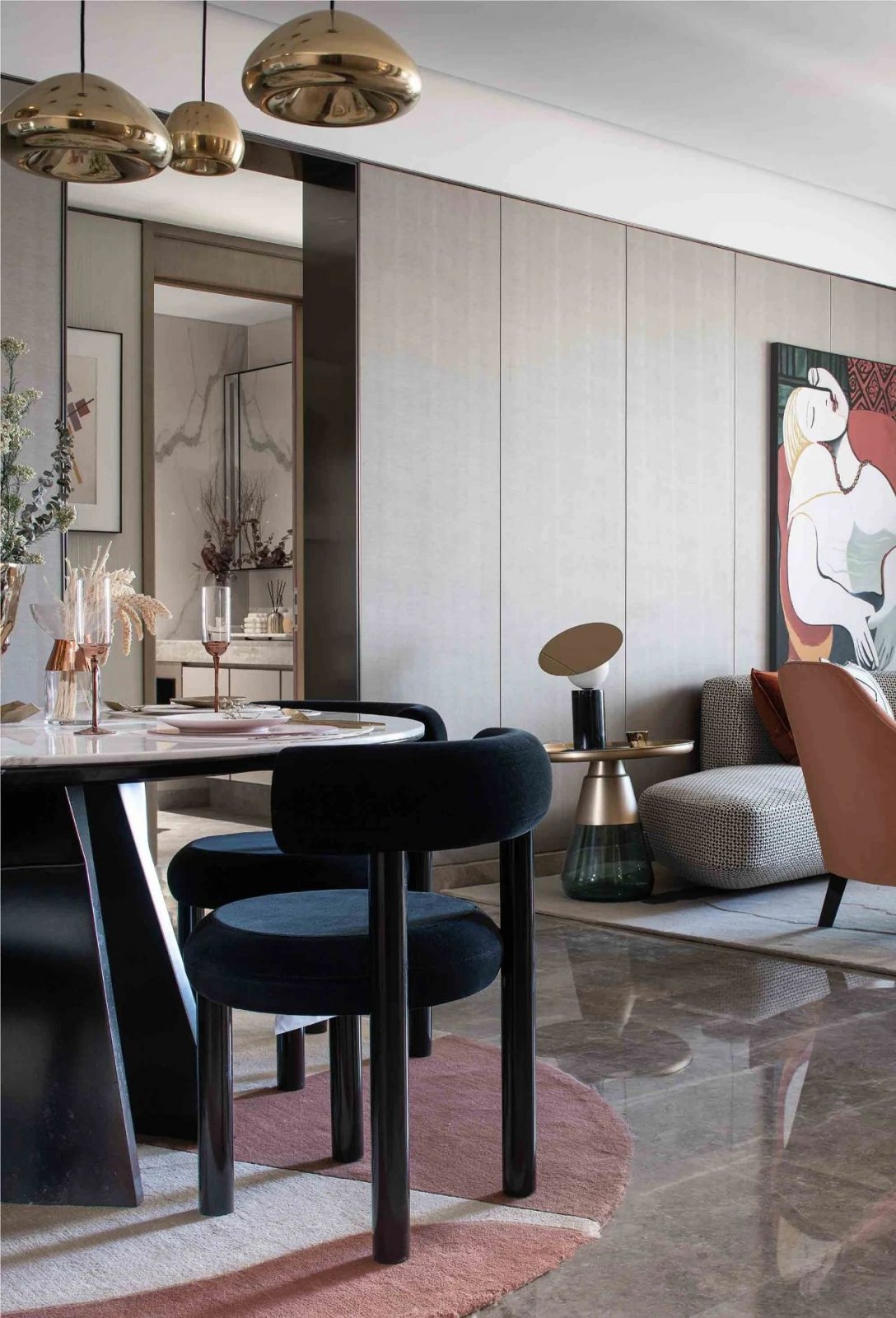 现代前卫风格室内设计家装案例-餐厅装饰 现代前卫风格室内设计家装案例-餐厅装饰