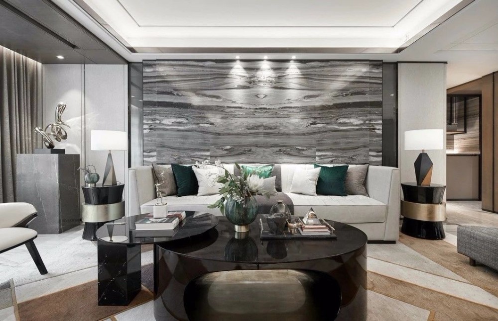 现代简约风格室内设计家装案例-客厅 现代简约风格室内设计家装案例-客厅