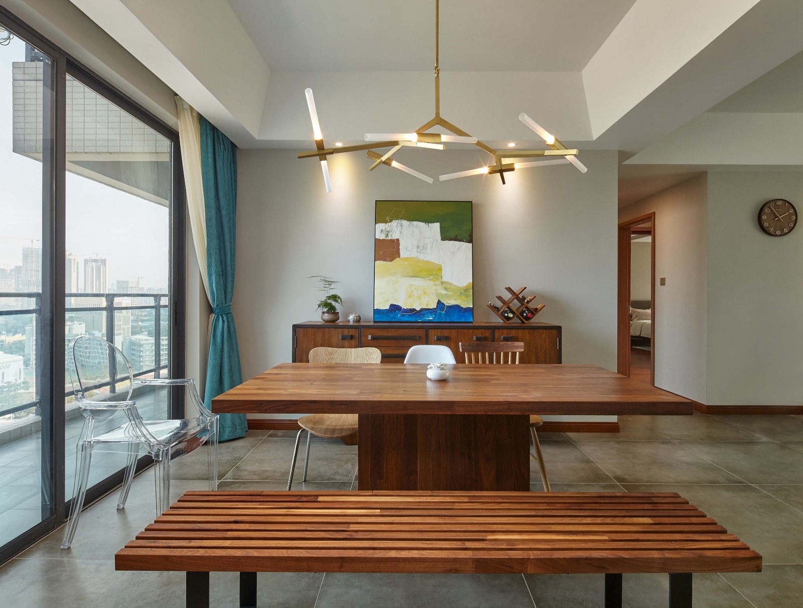 混搭风格家装设计室内装修效果图-餐厅 混搭风格家装设计室内装修效果图-餐厅