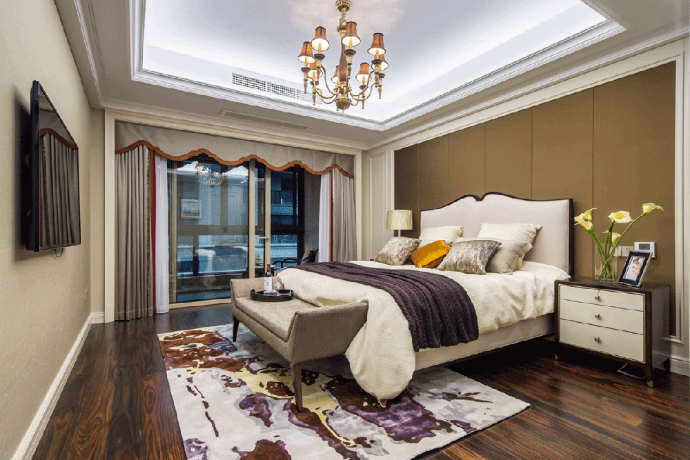 装修公司欧式风格室内装修效果图-主卧 装修公司欧式风格室内装修效果图-主卧