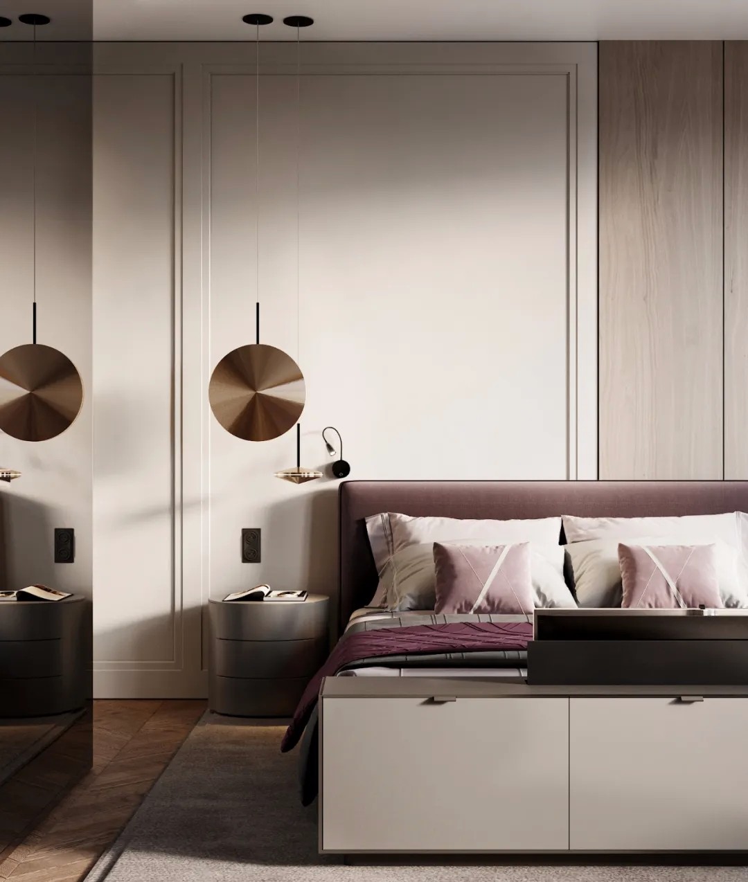 装修案例现代风格室内装修效果图-卧室 装修案例现代风格室内装修效果图-卧室