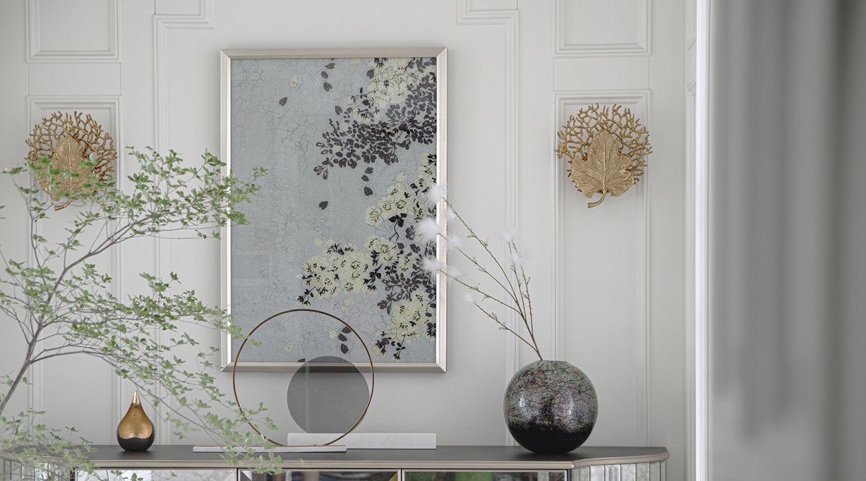 现代轻奢风格家装设计室内装修效果图-装饰品 现代轻奢风格家装设计室内装修效果图-装饰品