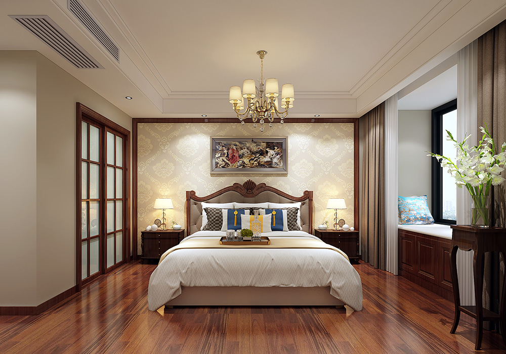 装修公司欧式风格室内装修效果图-卧室 装修公司欧式风格室内装修效果图-卧室